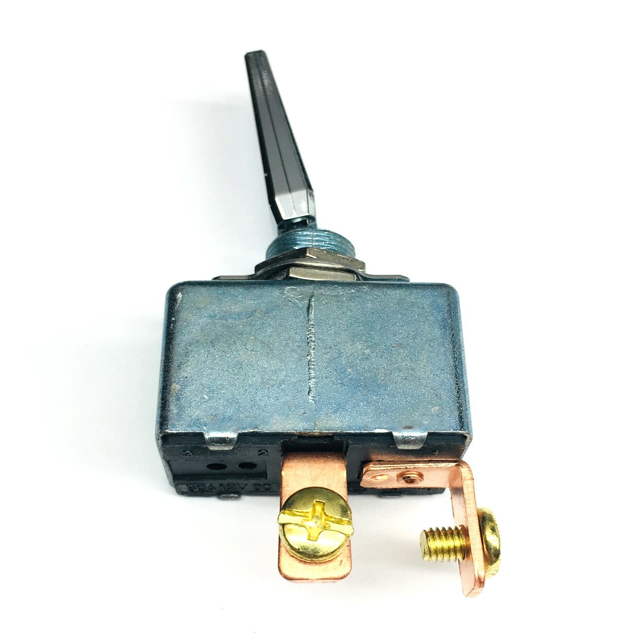NEW High Current 50 Amp 12-14 V DC Automotive SPST Chrome Toggle On-Off Switch
