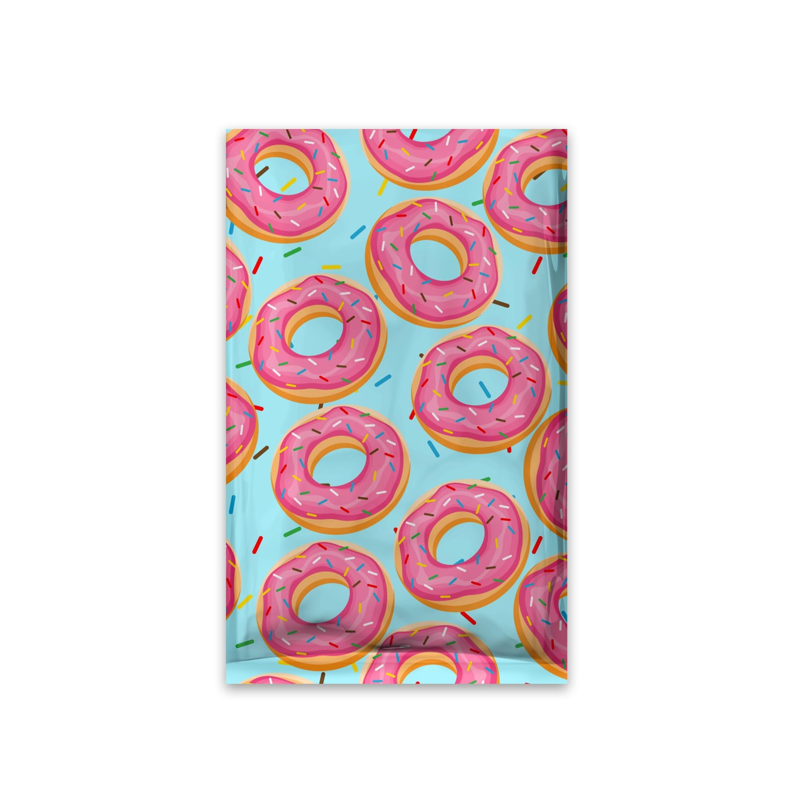 100 PCS Sprinkled Donut Designer Poly Mailer Shipping Envelope 6×9 Inch