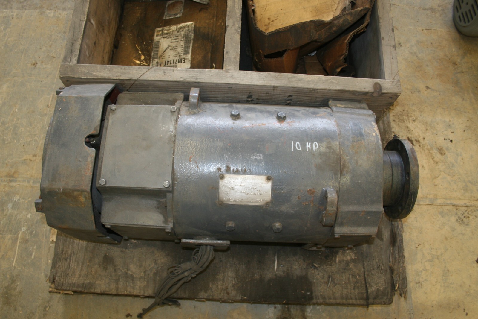 General Electric Kinamatic Direct Current Motor 10HP C0238AT 1150RPM 240V