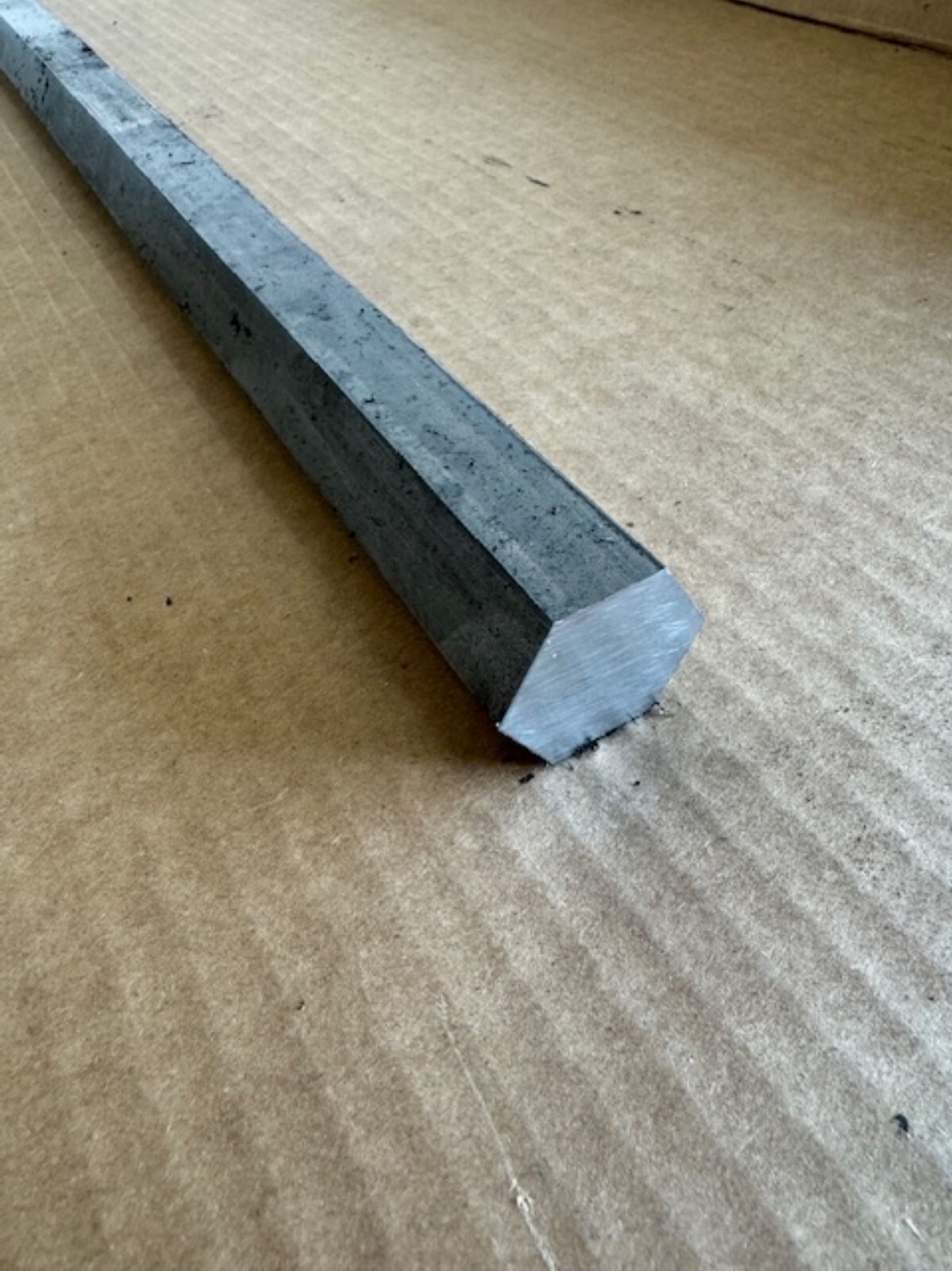 12L14 Steel Bar Stock; 1-1/8″ Hex x 24″, 1.125″ Hexagonal Bar