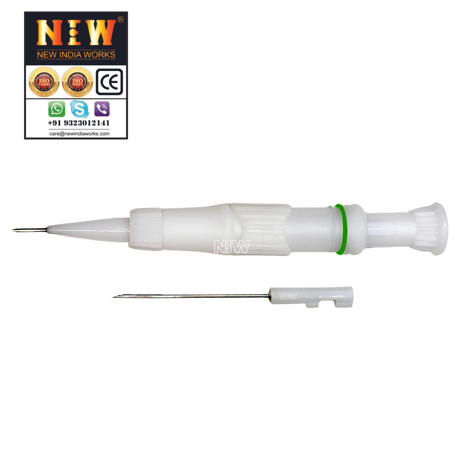 NIW Internationals lion type implanter FUE,DHI pen imp Hair Transplant pack of 5