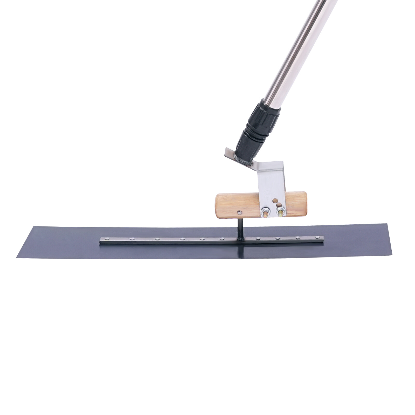 Long Handle Concrete Trowel Cement Surface Smoothing Tool w/ Finishing Shoes NEW