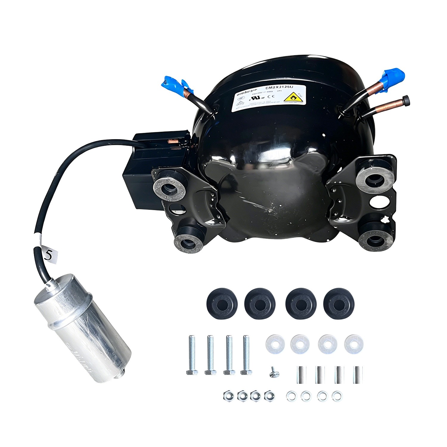 New For Embraco EM2X3125U Thermally Protected Compressor 115-127V 60 Hz 1PH