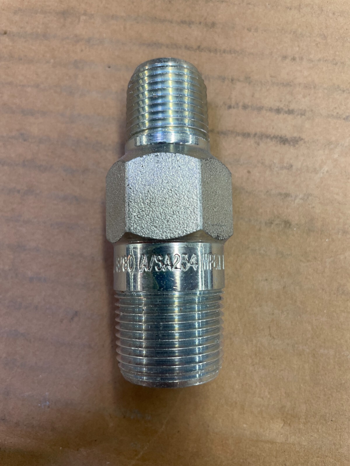 SWAGE NIPPLE 3/4″ x 1/2″ Schedule 80 Concentric Thread Both End A234 WPBN SP95