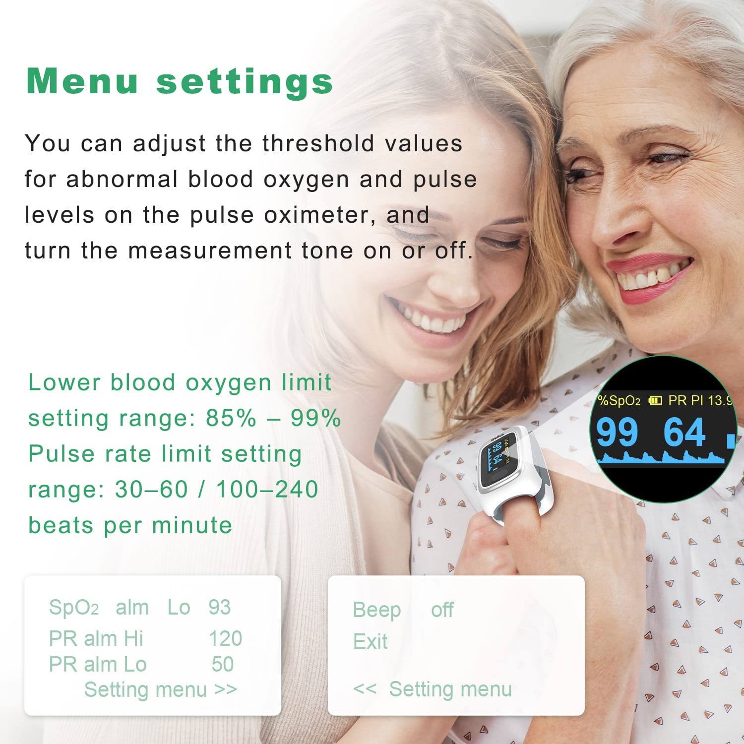 Automatic Blood Pressure Monitor Upper Arm Bluetooth BP Machine, XL Size Cuff
