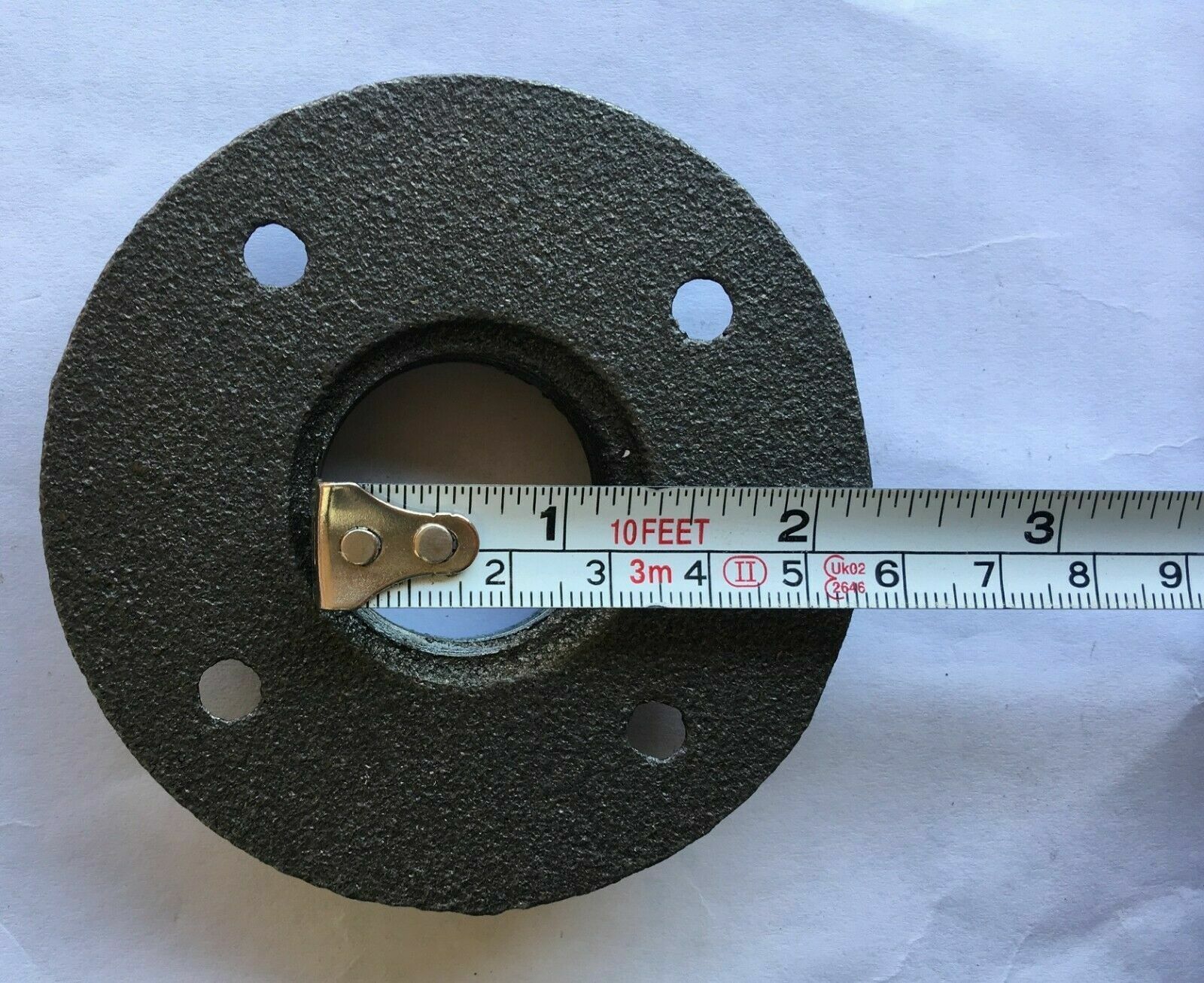 12Pk 1 Inch Floor Flange Pipe Malleable Cast Iron For Threaded Wall BSP Hole
