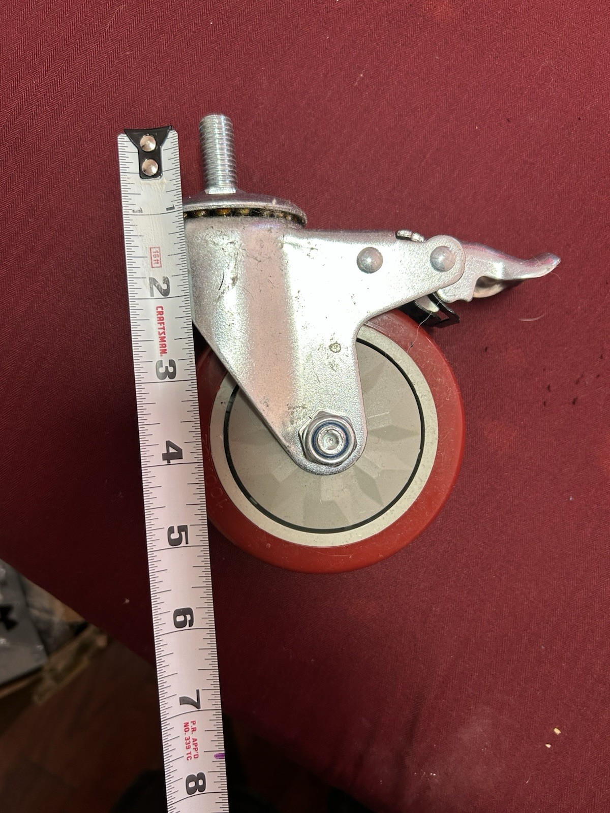 DICASAL 5 Inch Heavy Duty Stem Casters 360 Degree Swivel Durable
