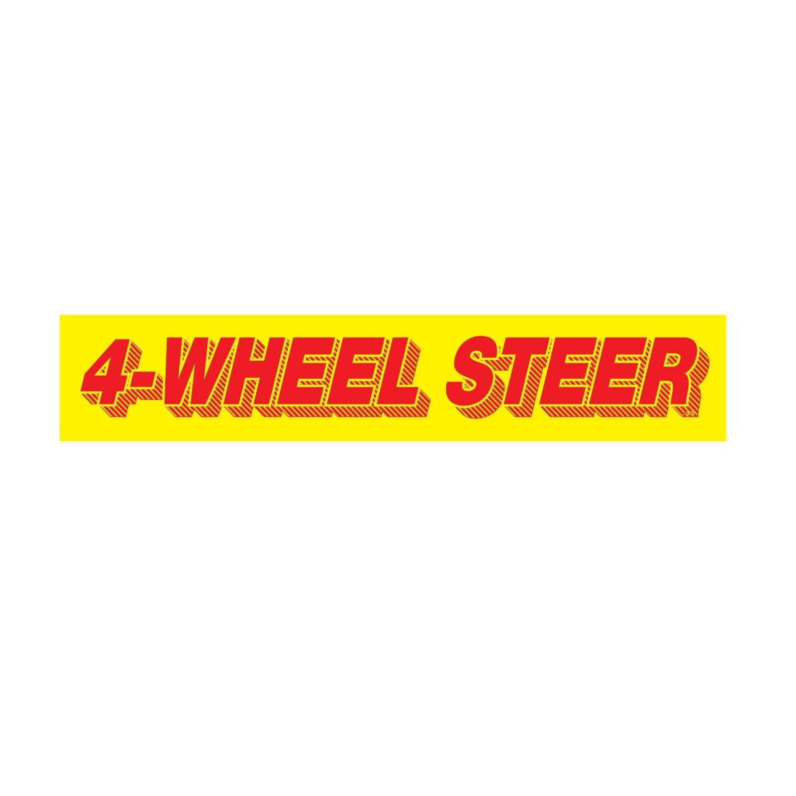 12-Pack Fluorescent Chartreuse Windshield Signs – Waterproof, Adhesive Car Decal