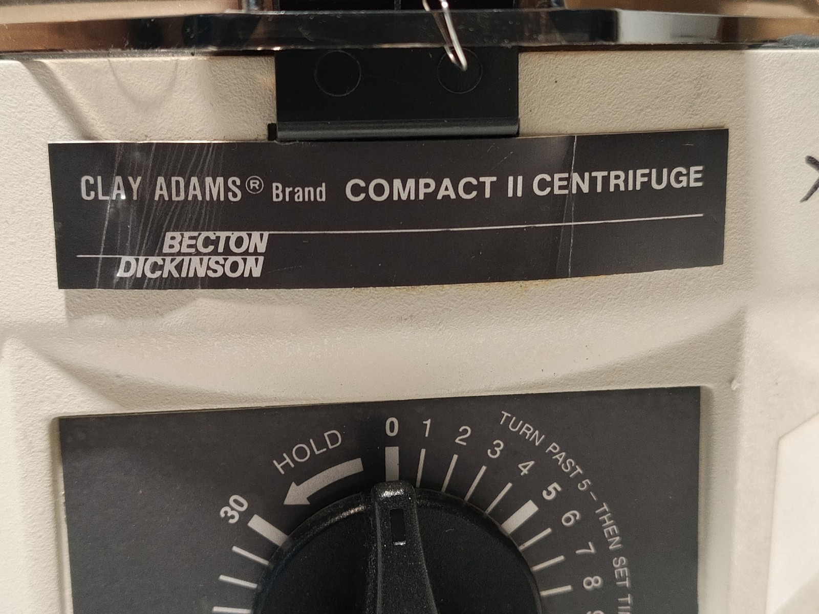 Becton Dickinson Clay Adams Compact II Centrifuge 420225 For Parts Repair