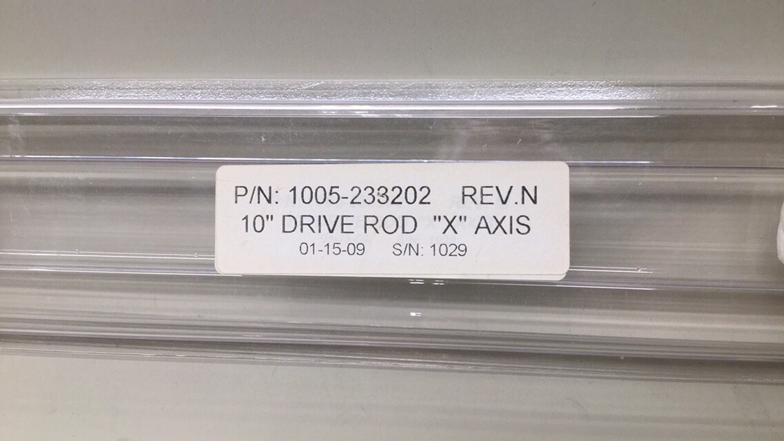 Ultratech 1005-233202 10″ Drive Rod X Axis 1000 Ser Stepper 5″ ATI 1029 S7031305