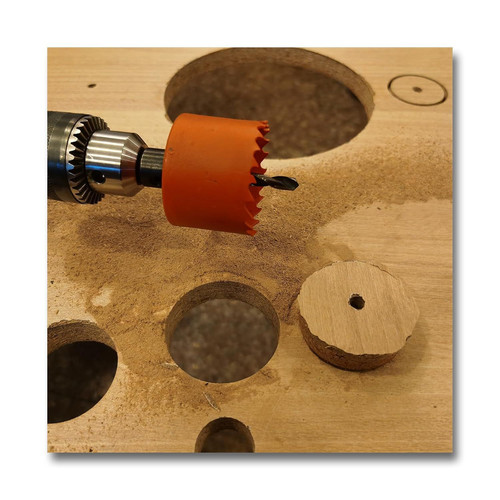 1-7/8 Inch Hole Saw with Arbor for Wood Metal Plastic, 1.875 in, Orange
