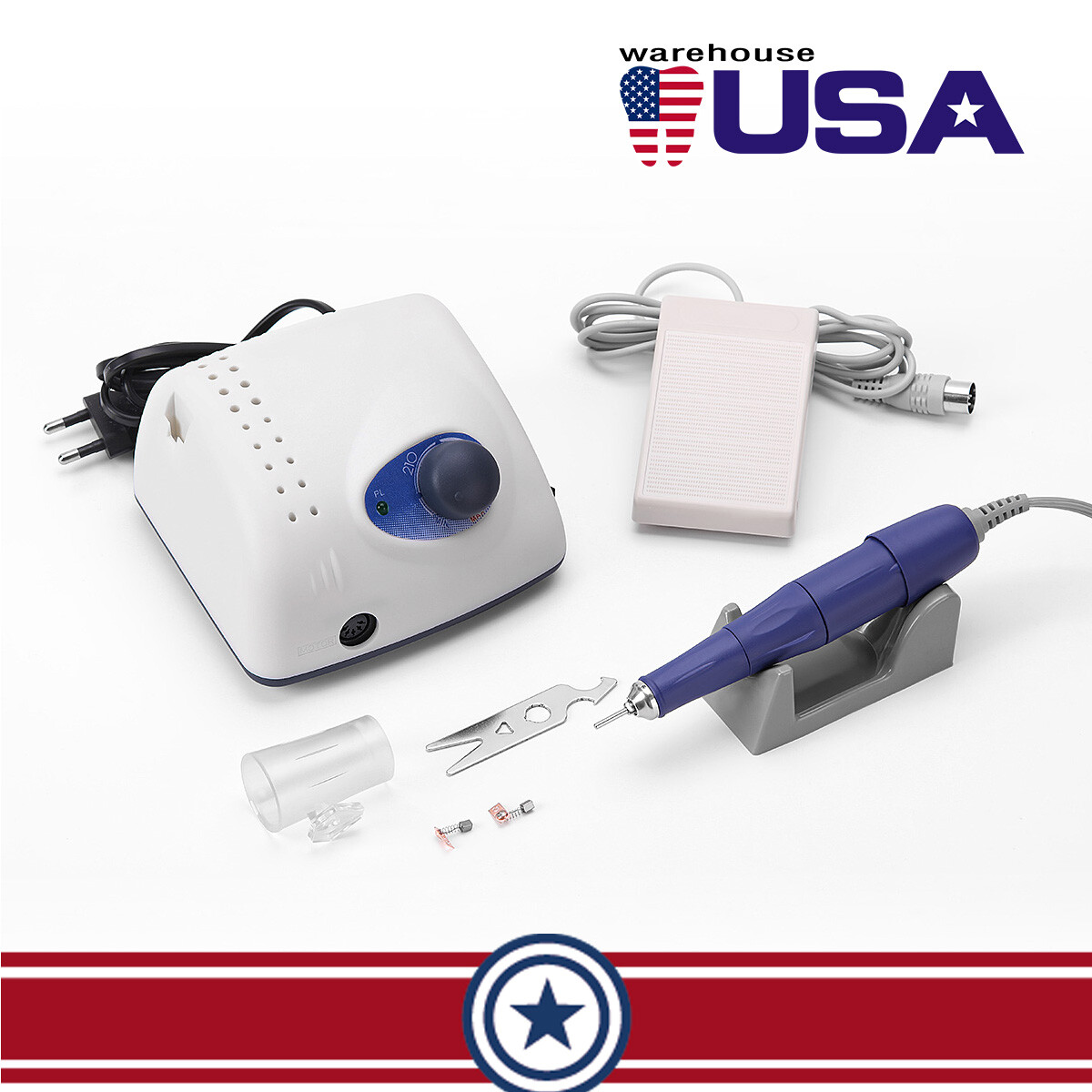 Dental Lab Marathon Electric Micromotor Polishing Unit 40K rpm Motor Handpiece