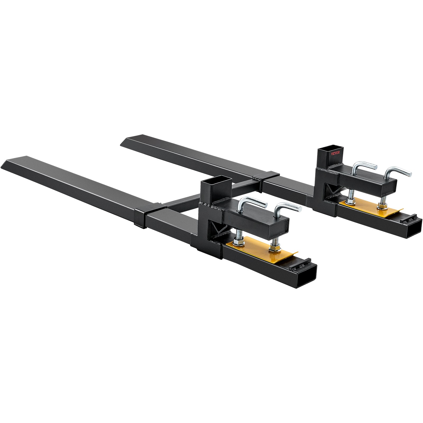 Clamp on Pallet Forks 4000 lbs Tractor Forks 60″ Adjustable Bucket Forks