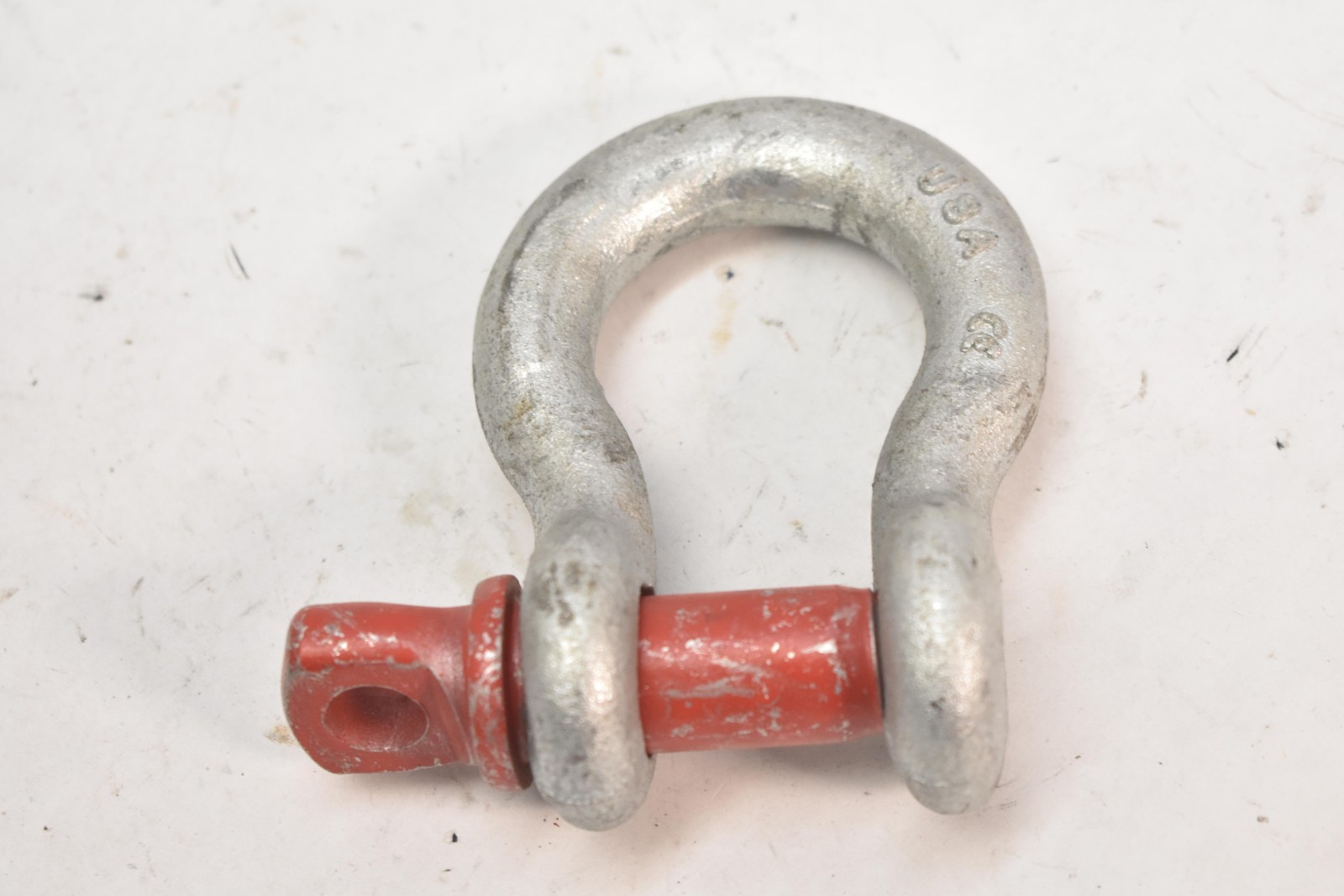 Crosby Steel Anchor Shackle WLL 3-1/4T Bow D Ring Screw Pin USA 5/8 Red Lifting