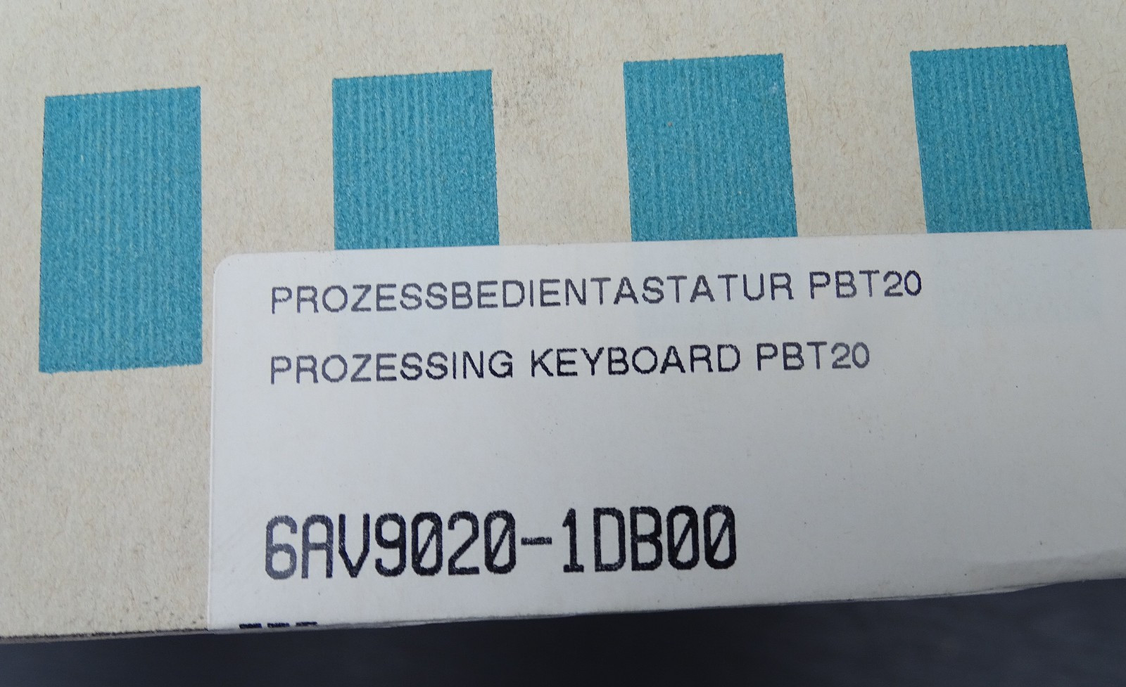 Siemens Process Control Keyboard PBT20 | 6AV9 020-1DB00 | E:02 | 6AV9020-1DB00