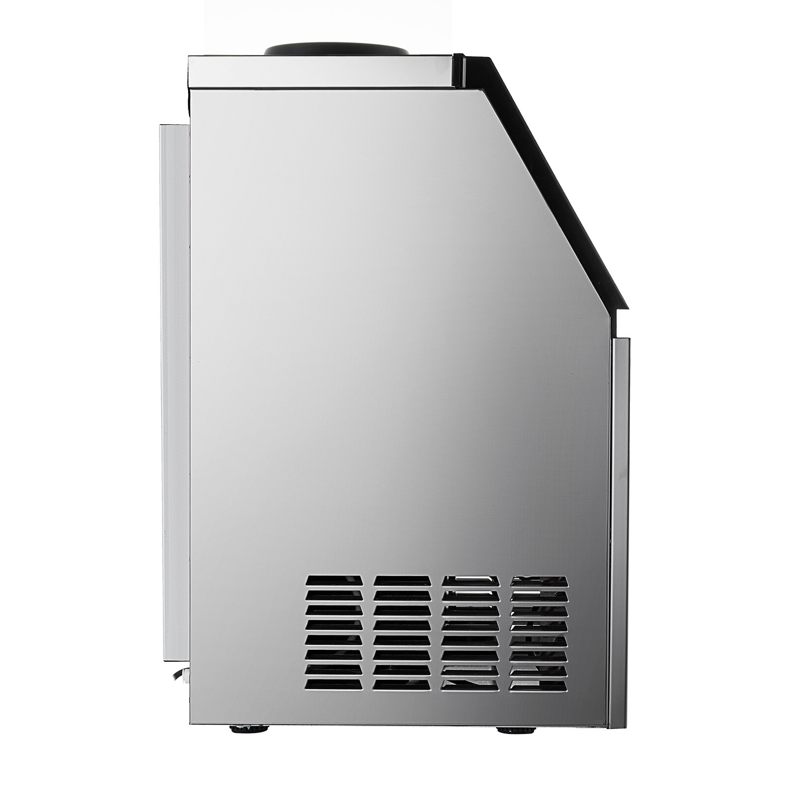 132lbs Built-in Commercial Ice Maker Stainless Steel Freestanding Cube Machine