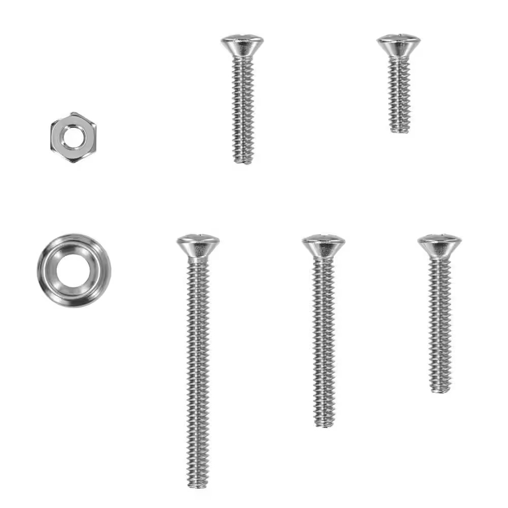 Stainless Steel Oval Head Phillips Machine Screw Assorted Kit (106-Pack)
