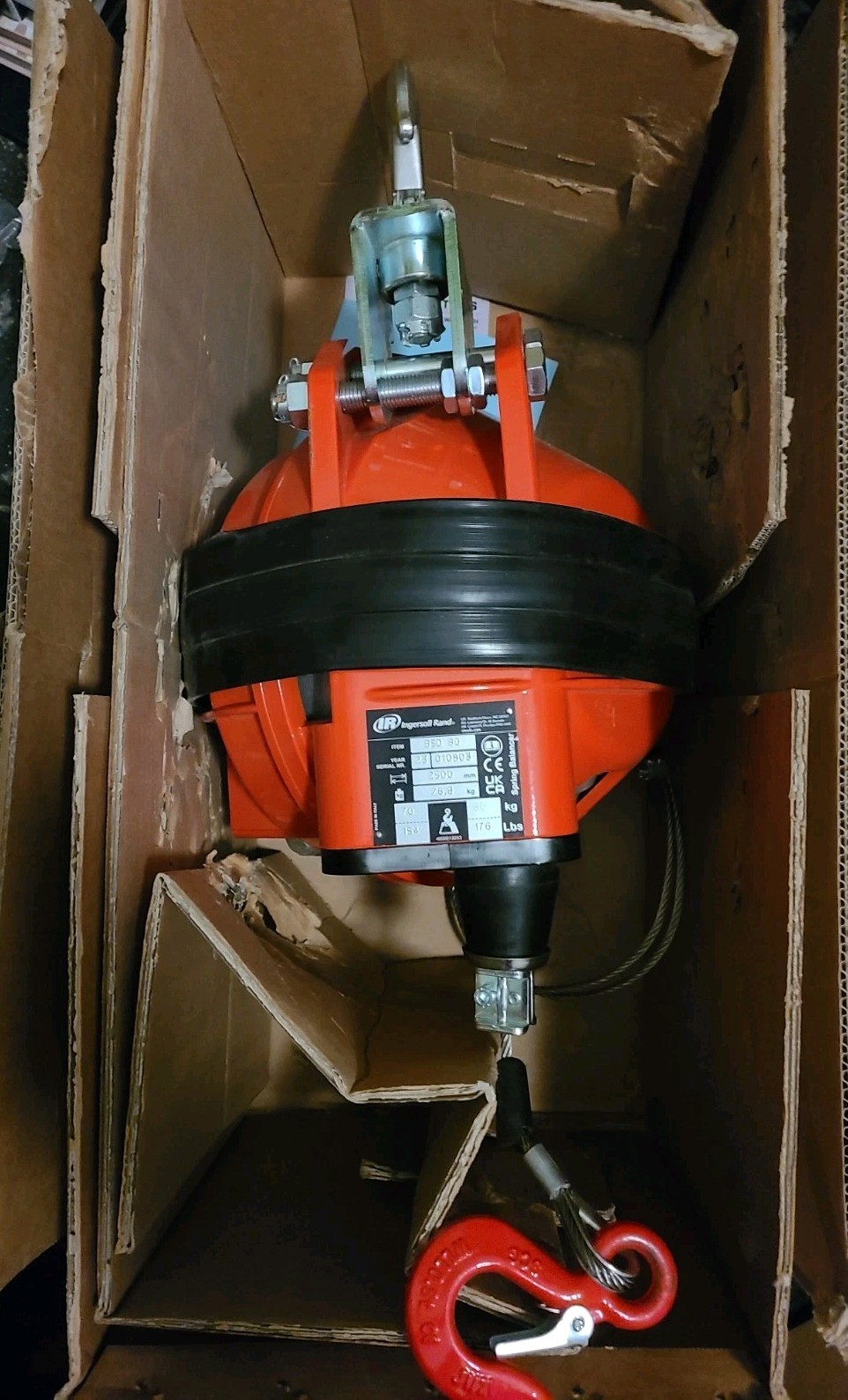 Spring Balancer Ingersoll Rand BSD-80 Super Duty Spring Balancer W/ Safety Hook