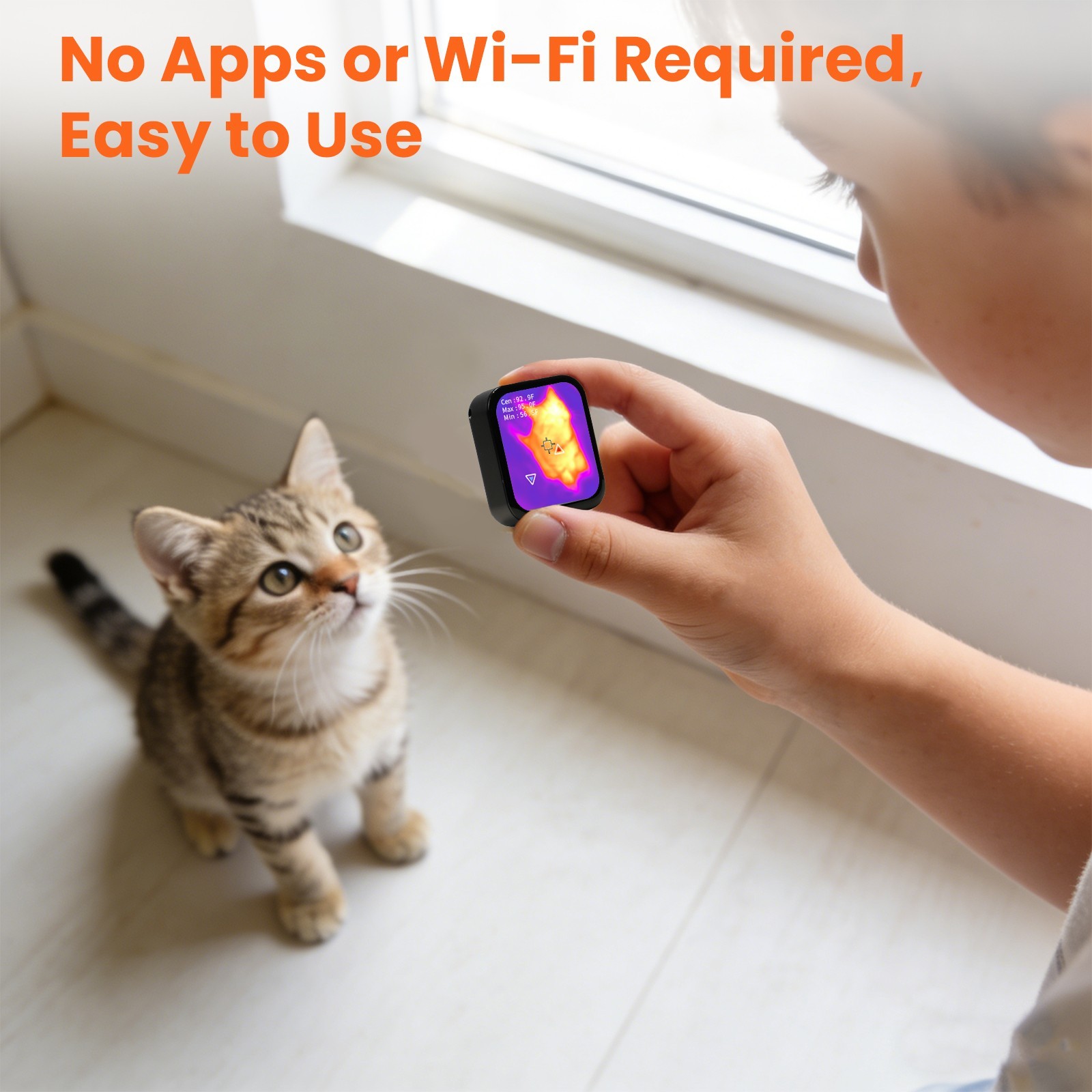 80*60 Infrared Thermal Imager Mini Thermal Imaging Camera Handheld for Beginner