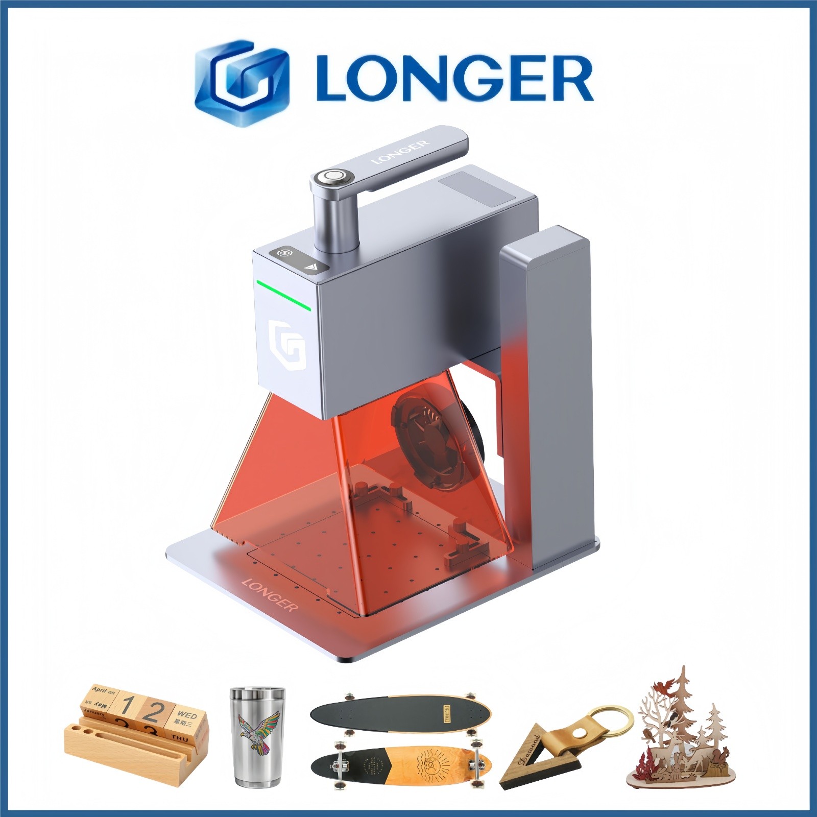 LONGER Nano Laser Engraver High Precision Engraving Laser Cutter Portable NEW