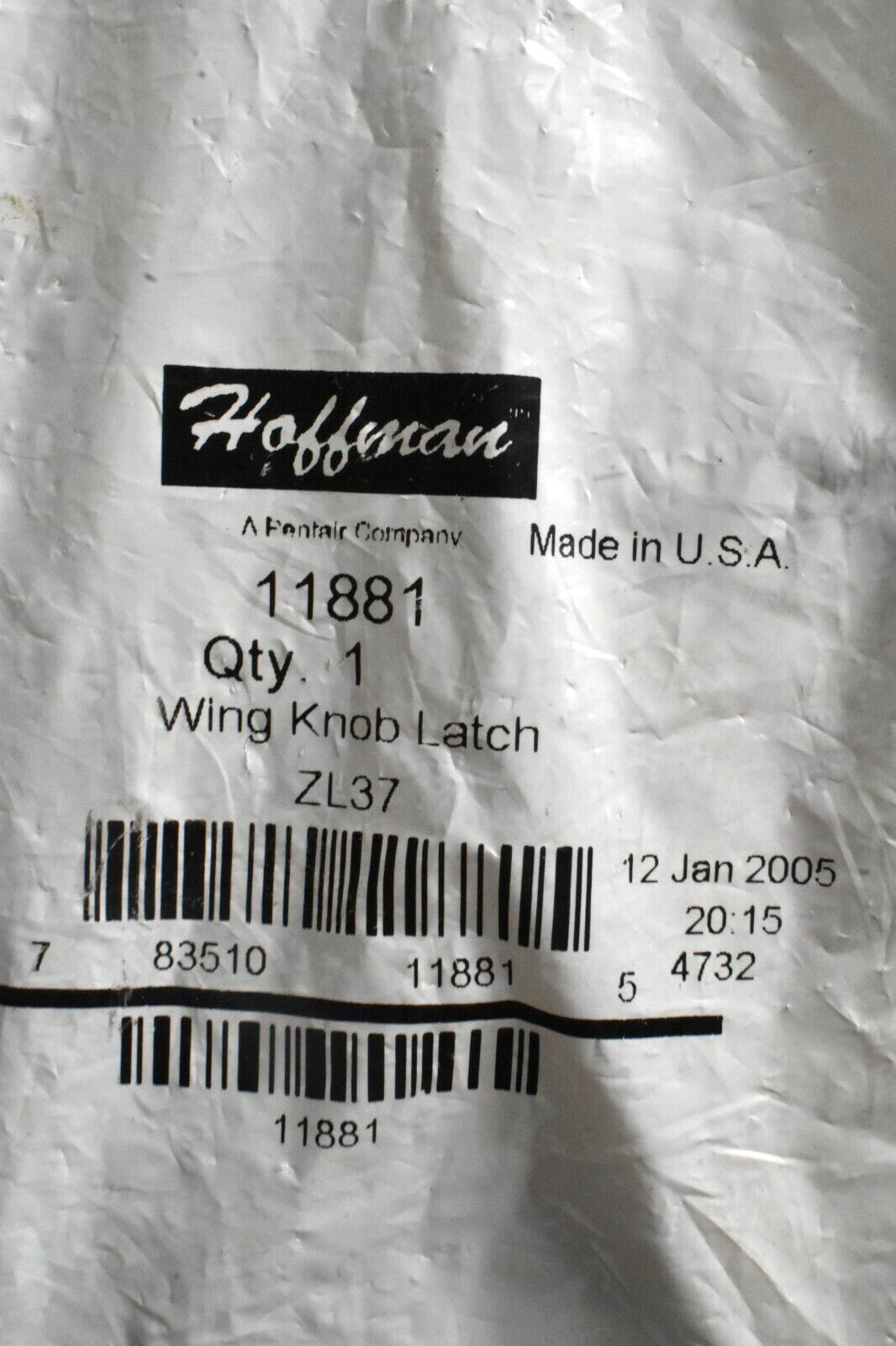 Hoffman Pentair ZL37 Wing Knob Latch 11881