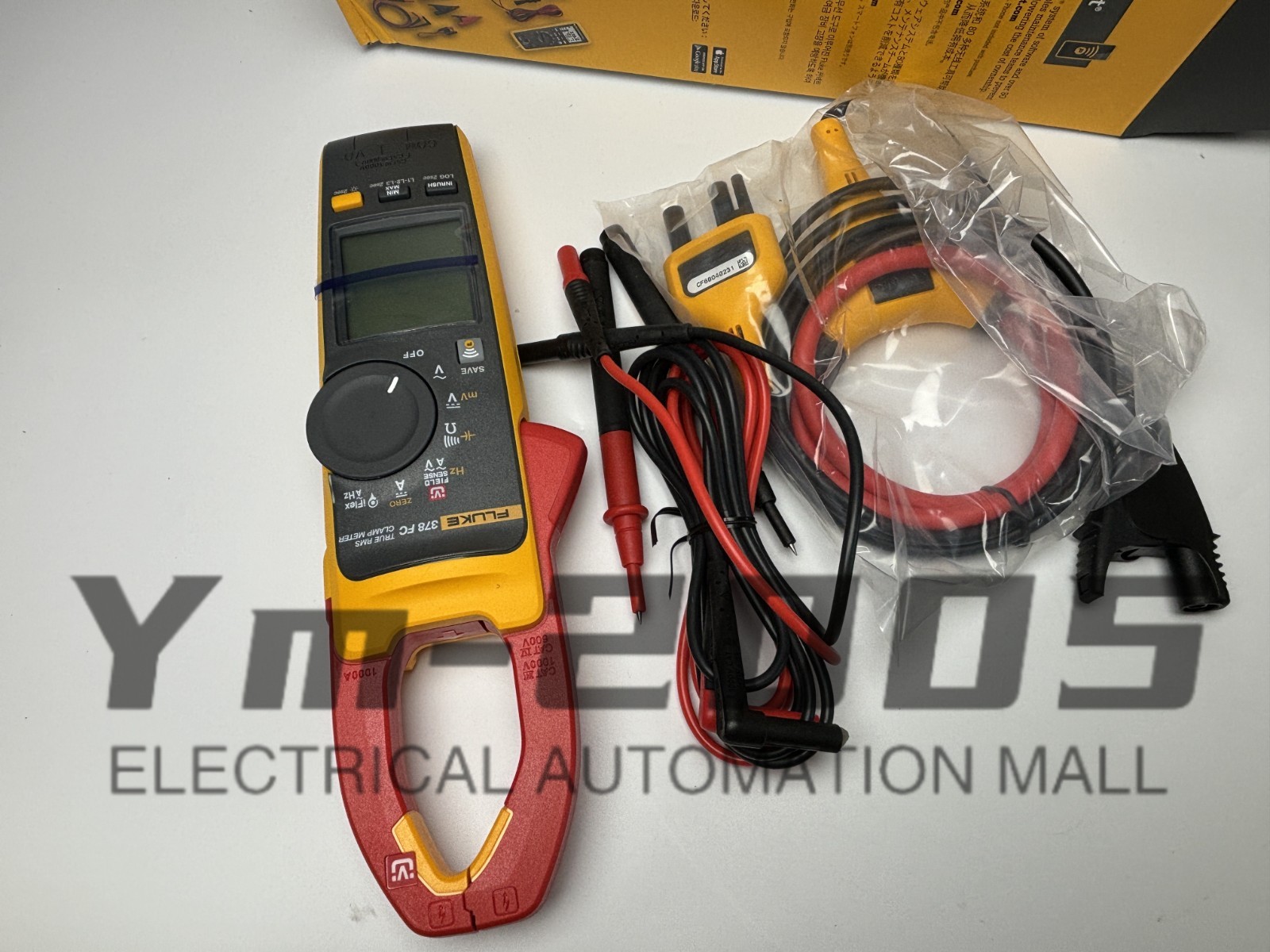 Fluke 378FC AC/DC TRMS Non-Contact Voltage Wireless Clamp w/PQ Indicator & iFlex
