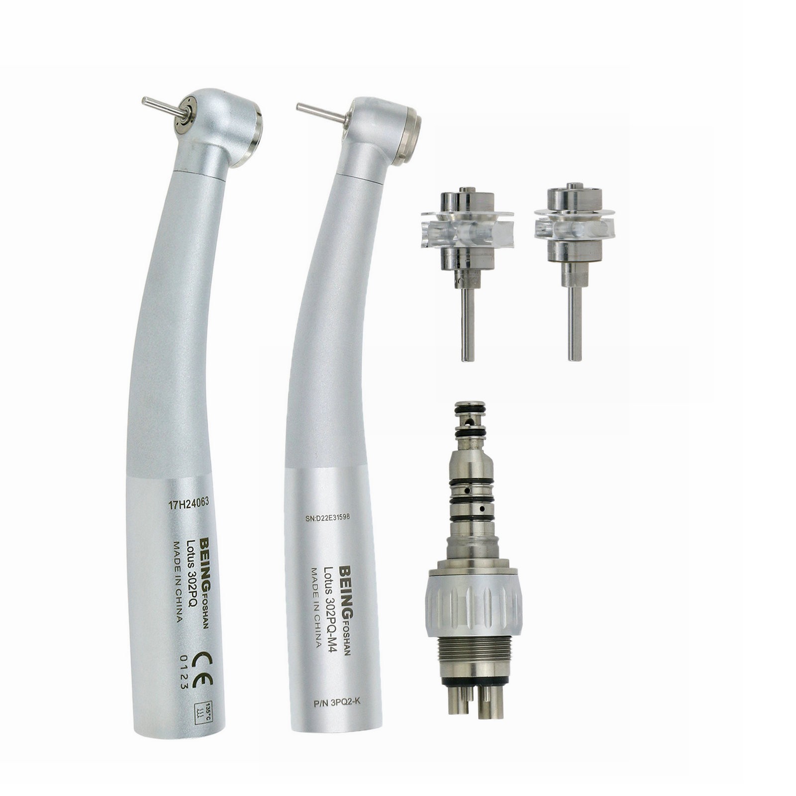 BEING Dental High Speed Fiber Optic Turbine Handpiece for KAVO Coupler 4/6 Holes