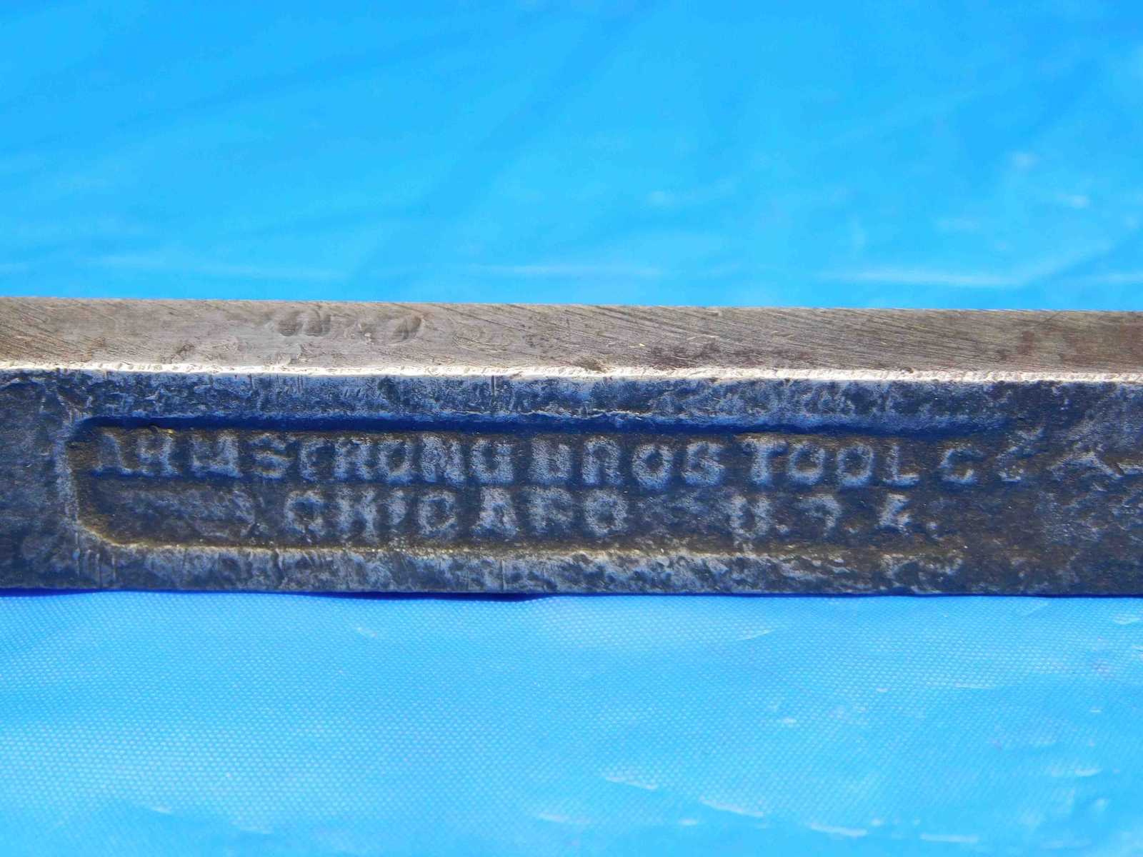 ARMSTRONG ACE NO. 2030 FLIP CLAMP TOOL HOLDER 16MM X 9MM SHANK USA MADE
