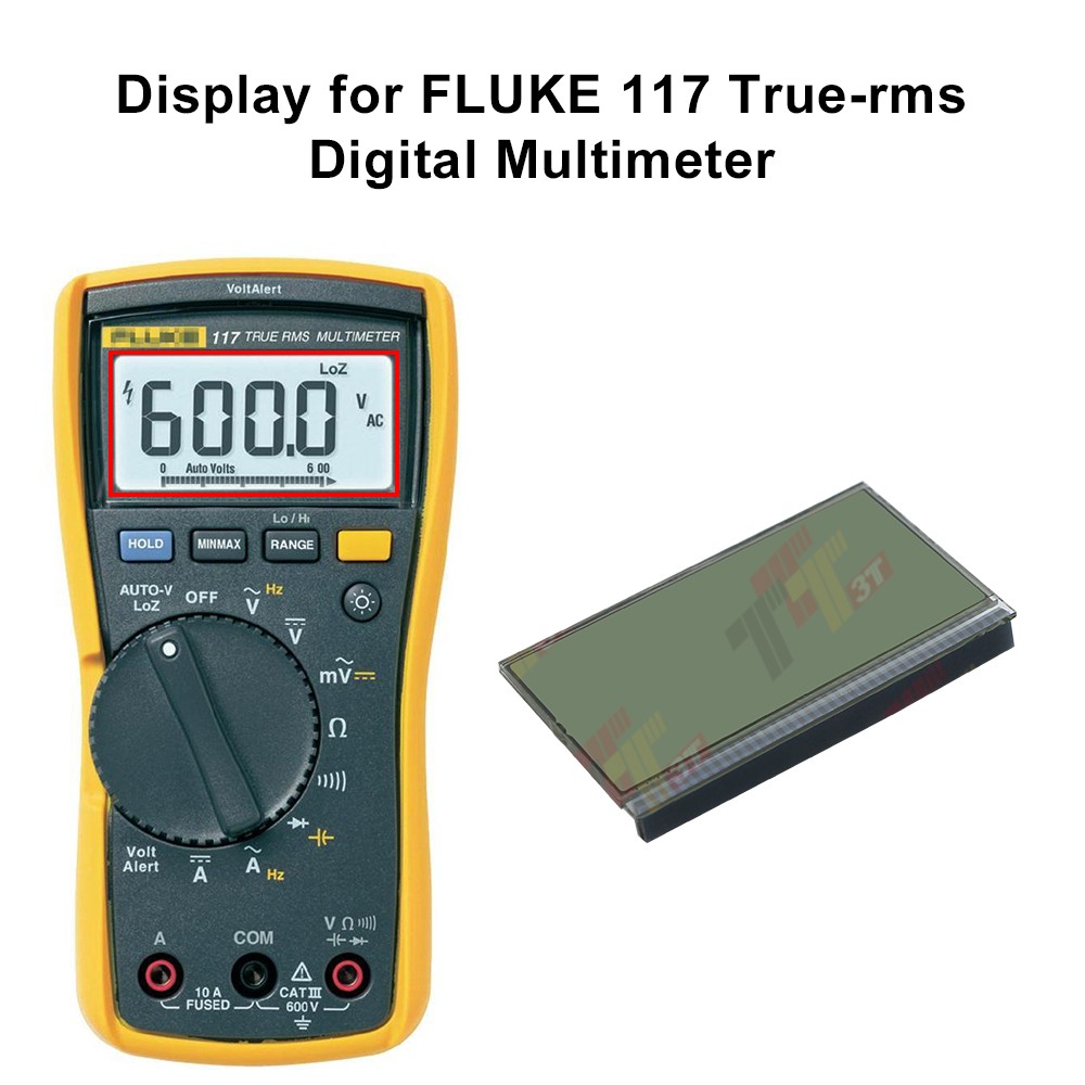 Display for FLUKE 113 114 115 116 117 True-rms Digital Multimeter