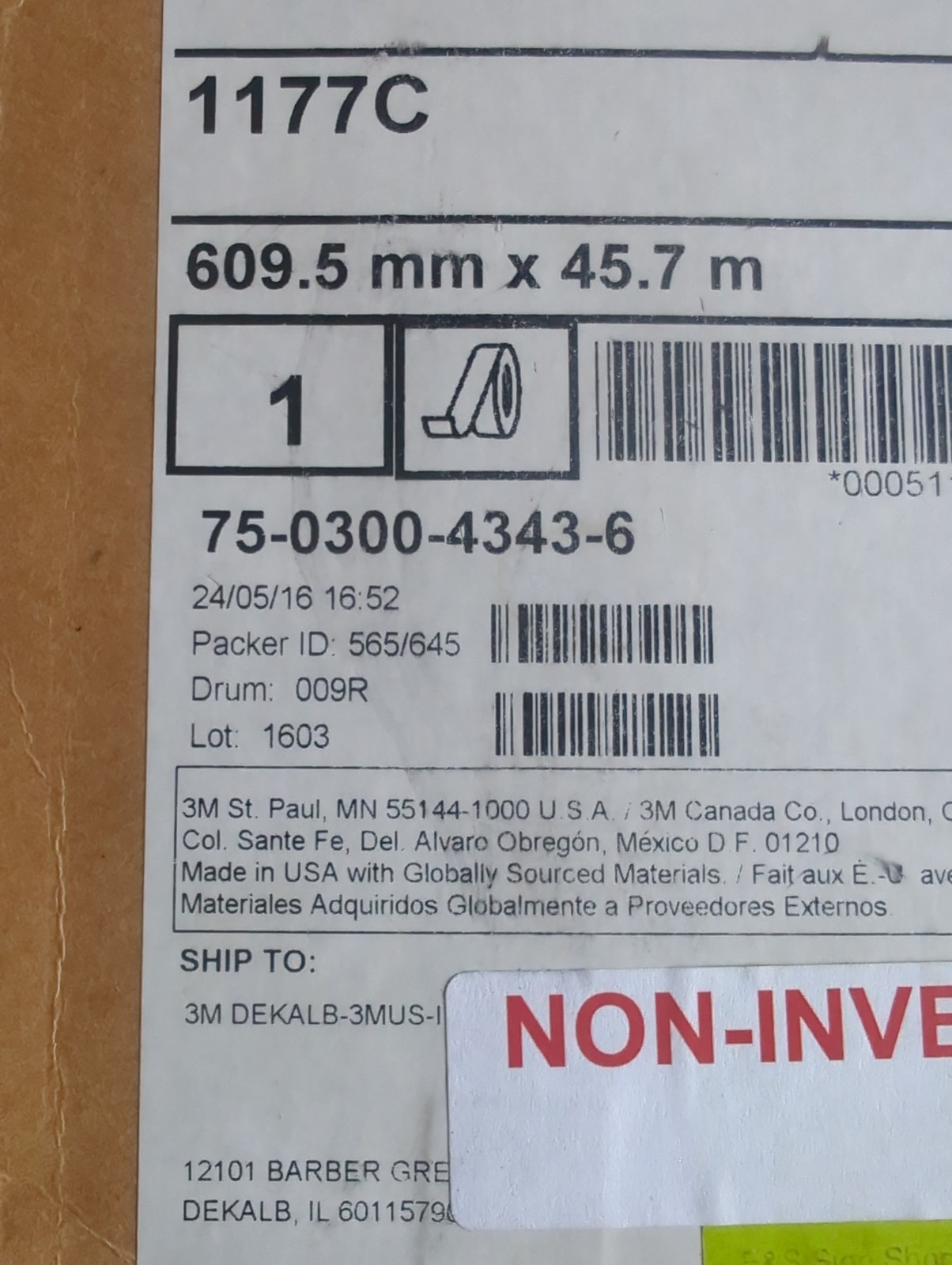 3M ElectroCut Film 1177C Green Vinyl 24 in x 50 yd Roll