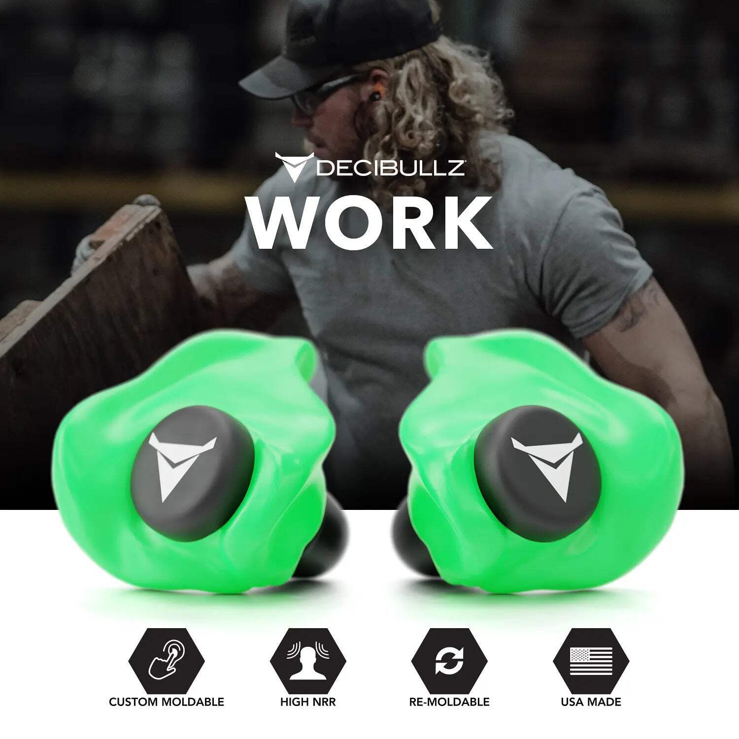 Custom Molded Earplugs 31dB NRR
