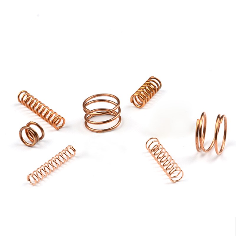 10pcs Phosphor Copper Compression Spring Pressure Spring Wire Diameter 0.2-1.2mm