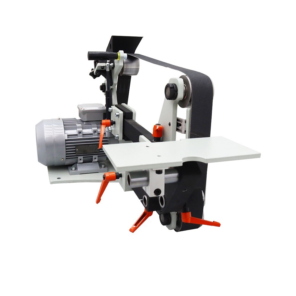 72in Belt Sander Grinder Knife Sharpener Polishing Machine w/ 3 Belts 220V 1500W