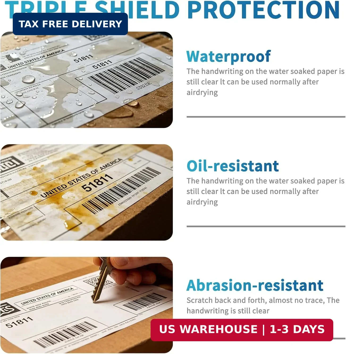 9527 Product Fanfold 4 x 6 Direct Thermal Labels White Perforated Shipping Label