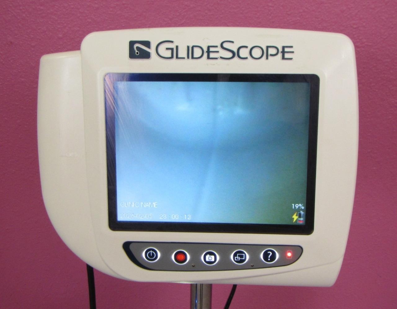 Verathon Glidescope Cobalt AVL Video Laryngoscope Intubation w/ Reusable Baton