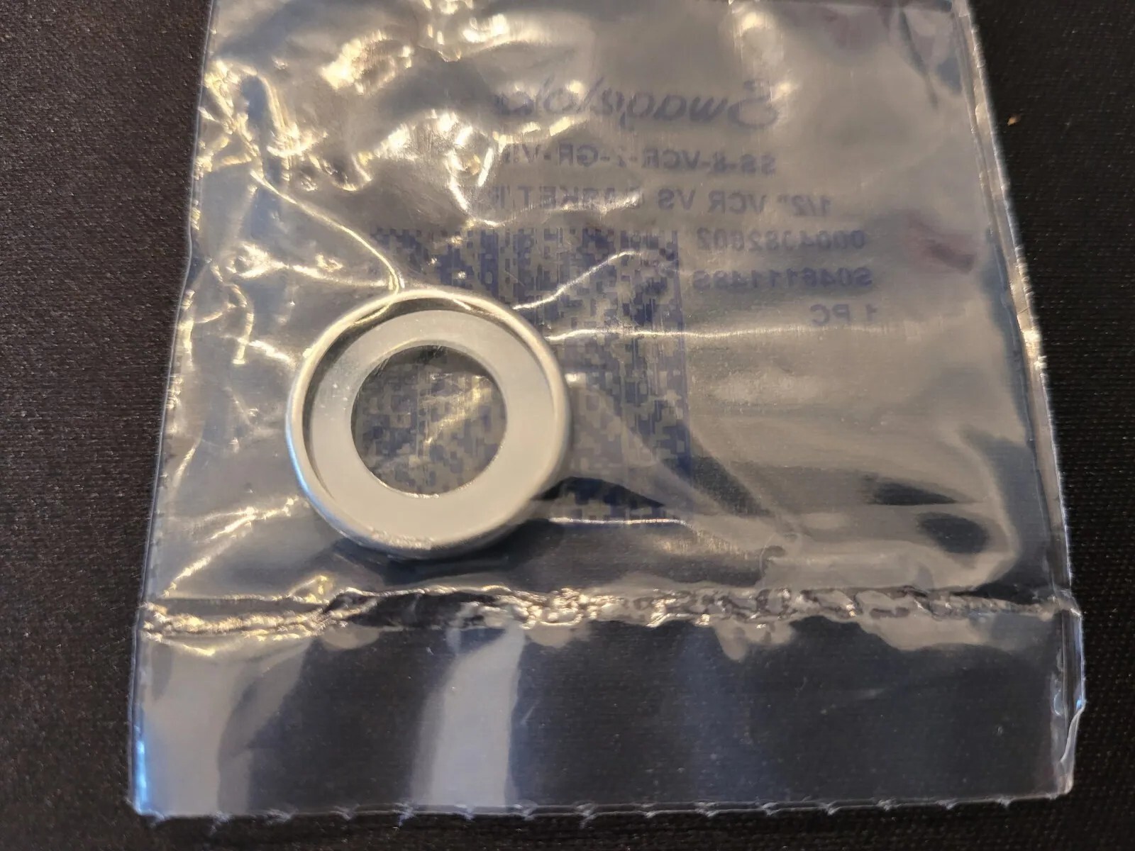 20 Pack – Swagelok 316L Stainless Steel VCR 1/2 in. Gasket SS-8-VCR-2-GR-VS