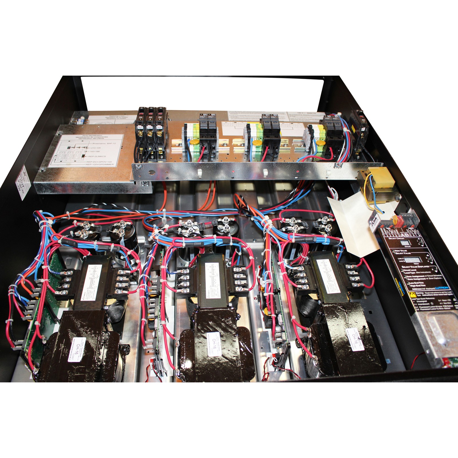 LUTRON DCI3-1202M-20 DCI GRAFIK EYE DIMMING PANEL, MRI GRADE, 3 MODULE, RFI