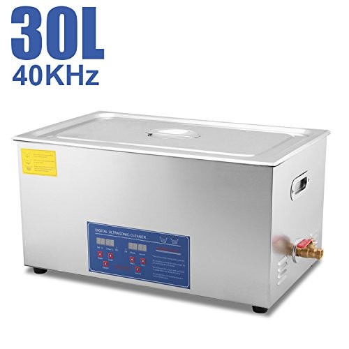 Commercial Grade Digital Ultrasonic Cleaner-Stainless Steel 30L Capacity