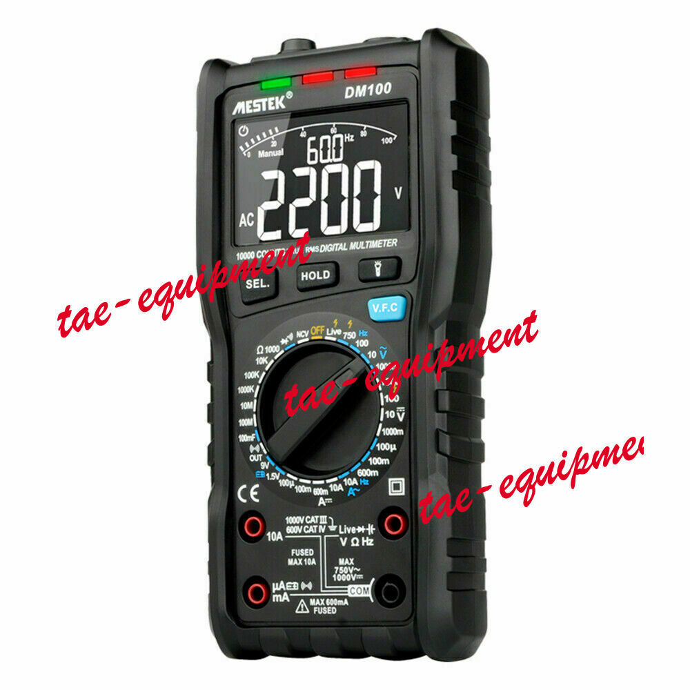 DM100C MESTEK Analog Digital True RMS NCV Live Line Tester Multimeter