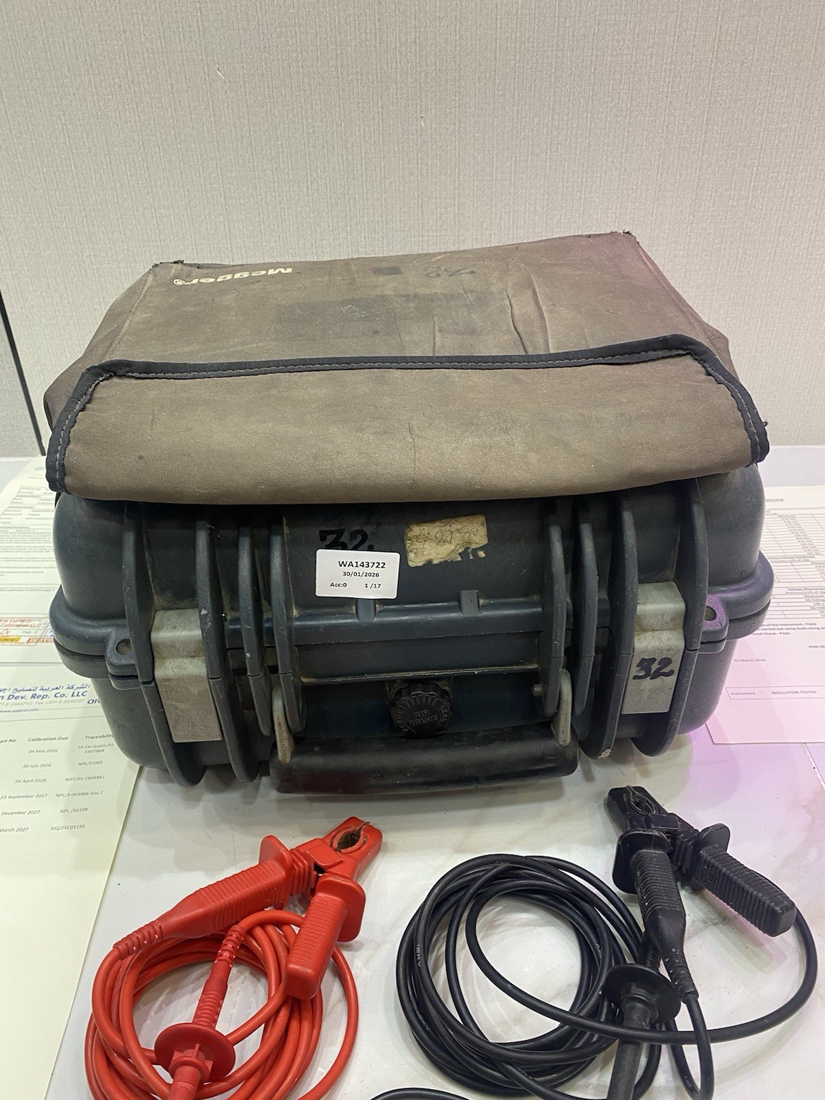 Megger MIT510 5KV Insulation Tester (Calibration 03-2026 To 03-2027)