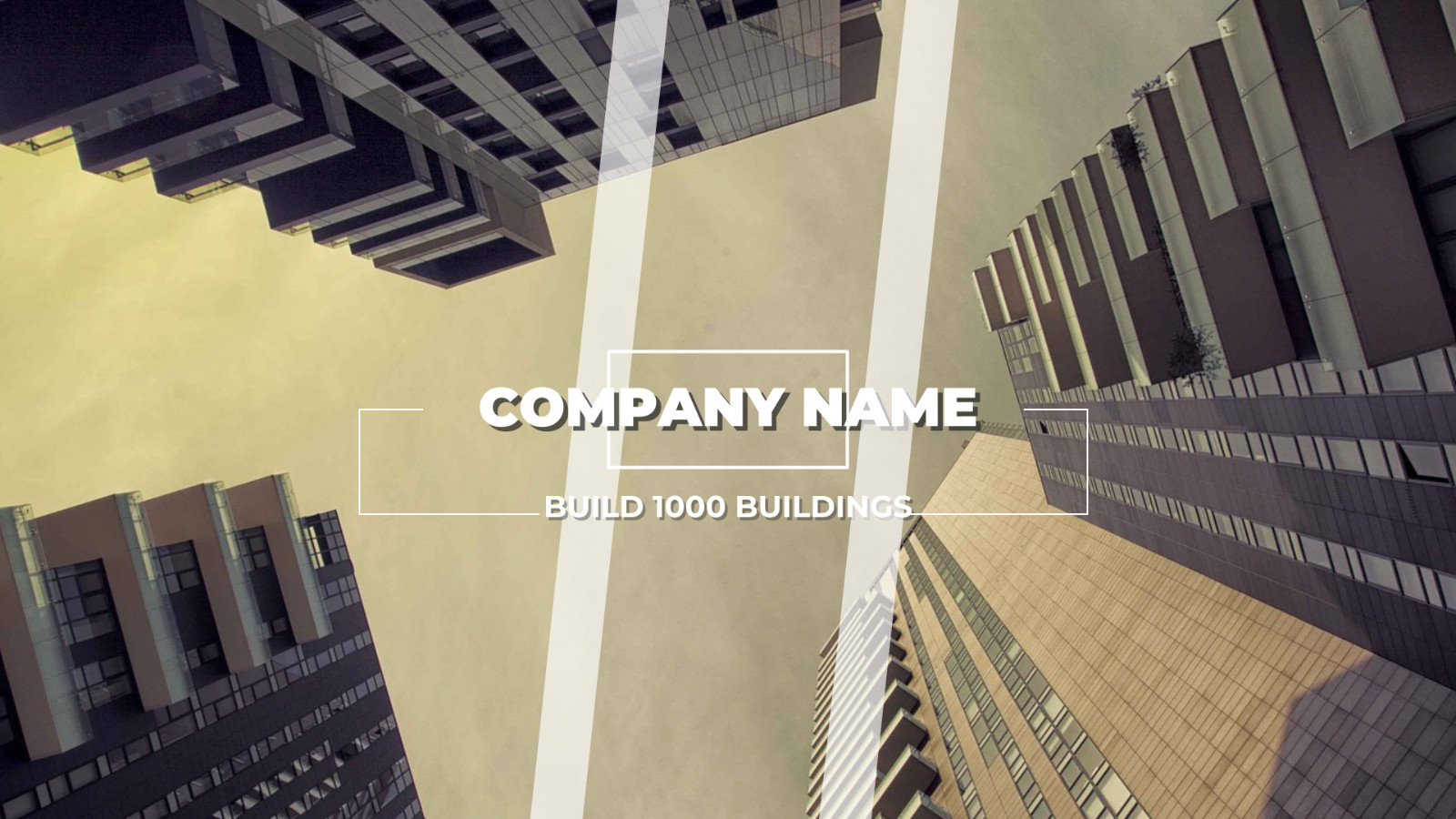 Horizontal Video Canva Template – Architech promo video
