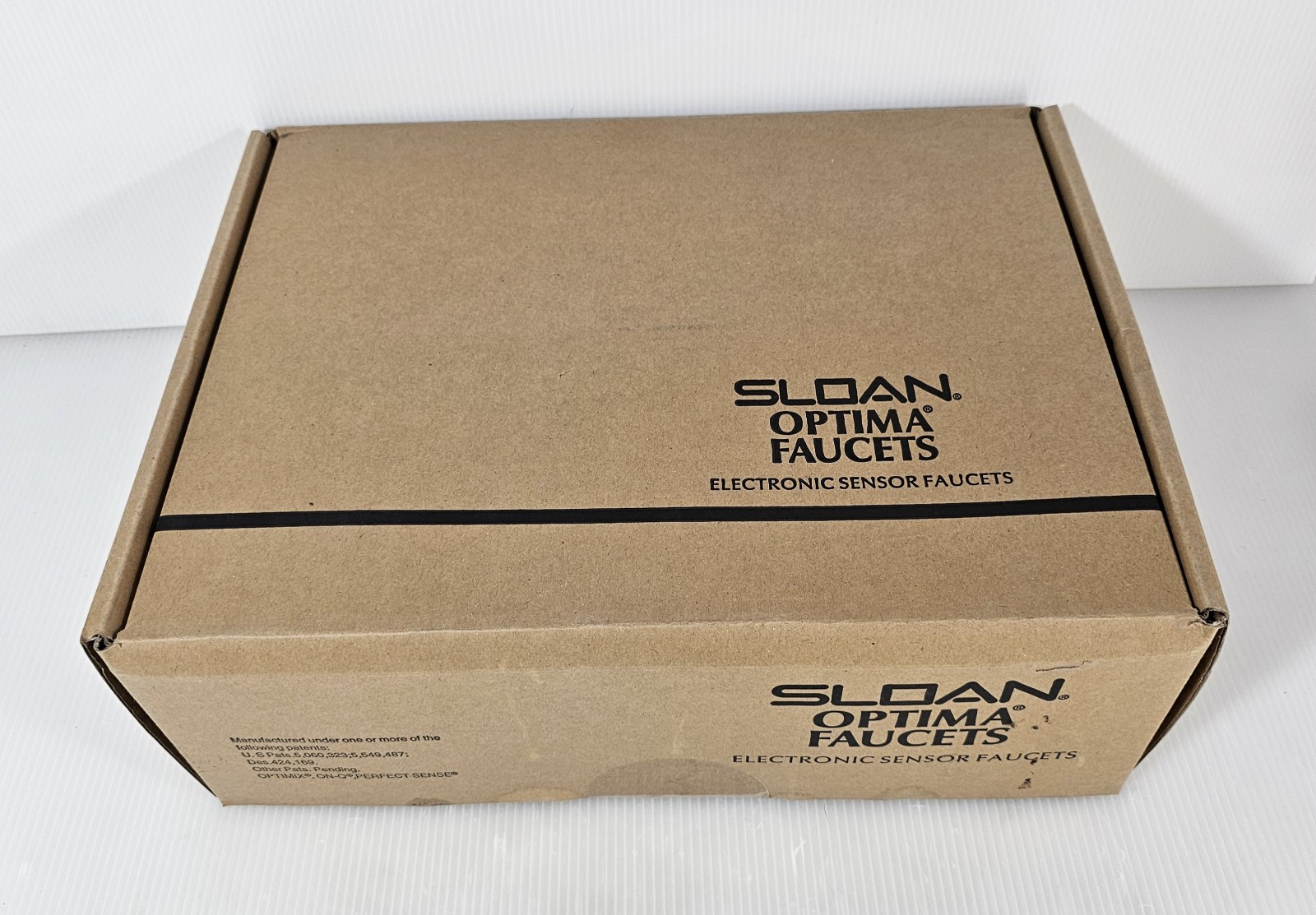 Sloan Optima Faucet ETF880-4 Sensor Operated, Chrome,Plug In Adapter, NEW