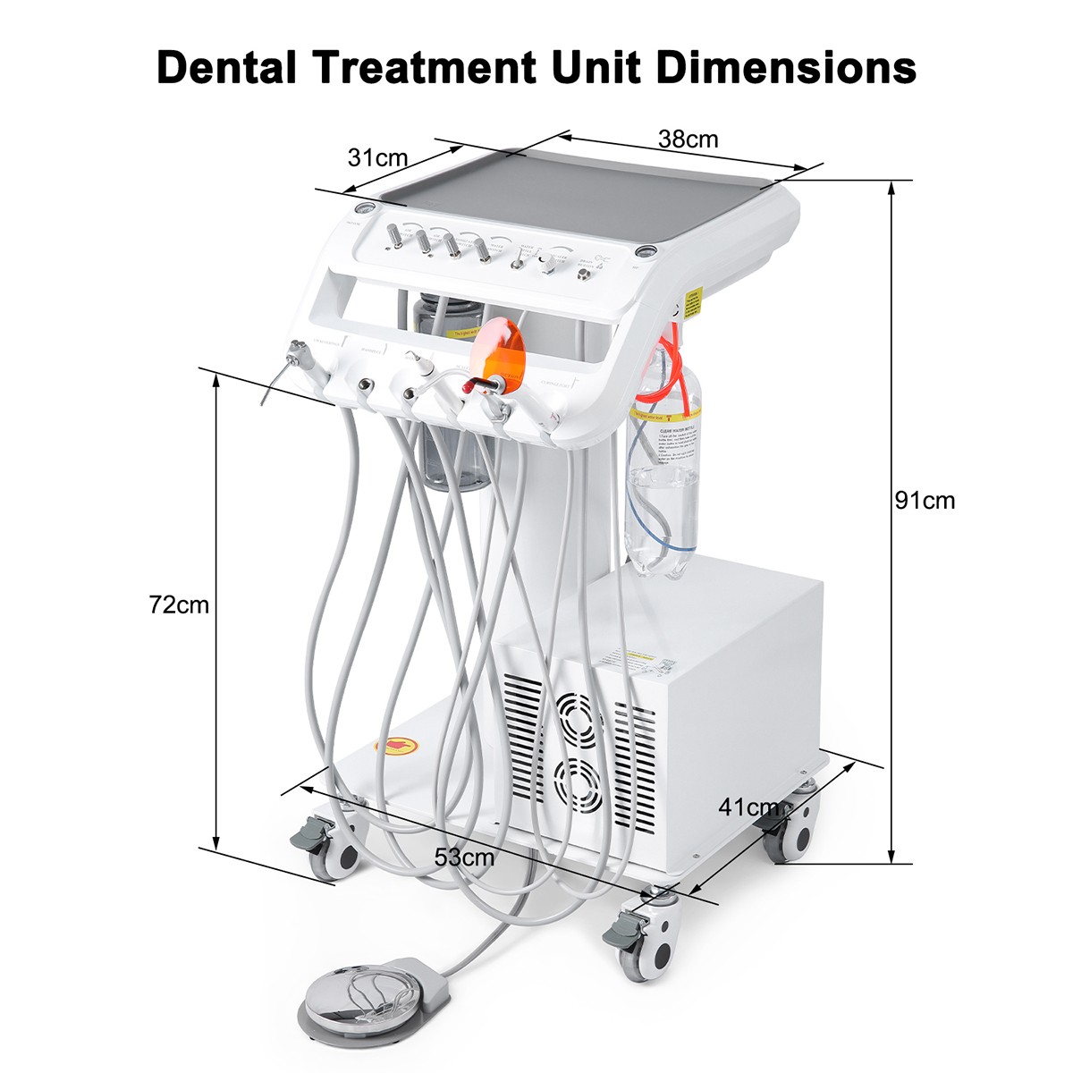 5 Pqts Dental AAA Tornillo de Resina de Poste de Fibra Alta Intensidad Hilo V