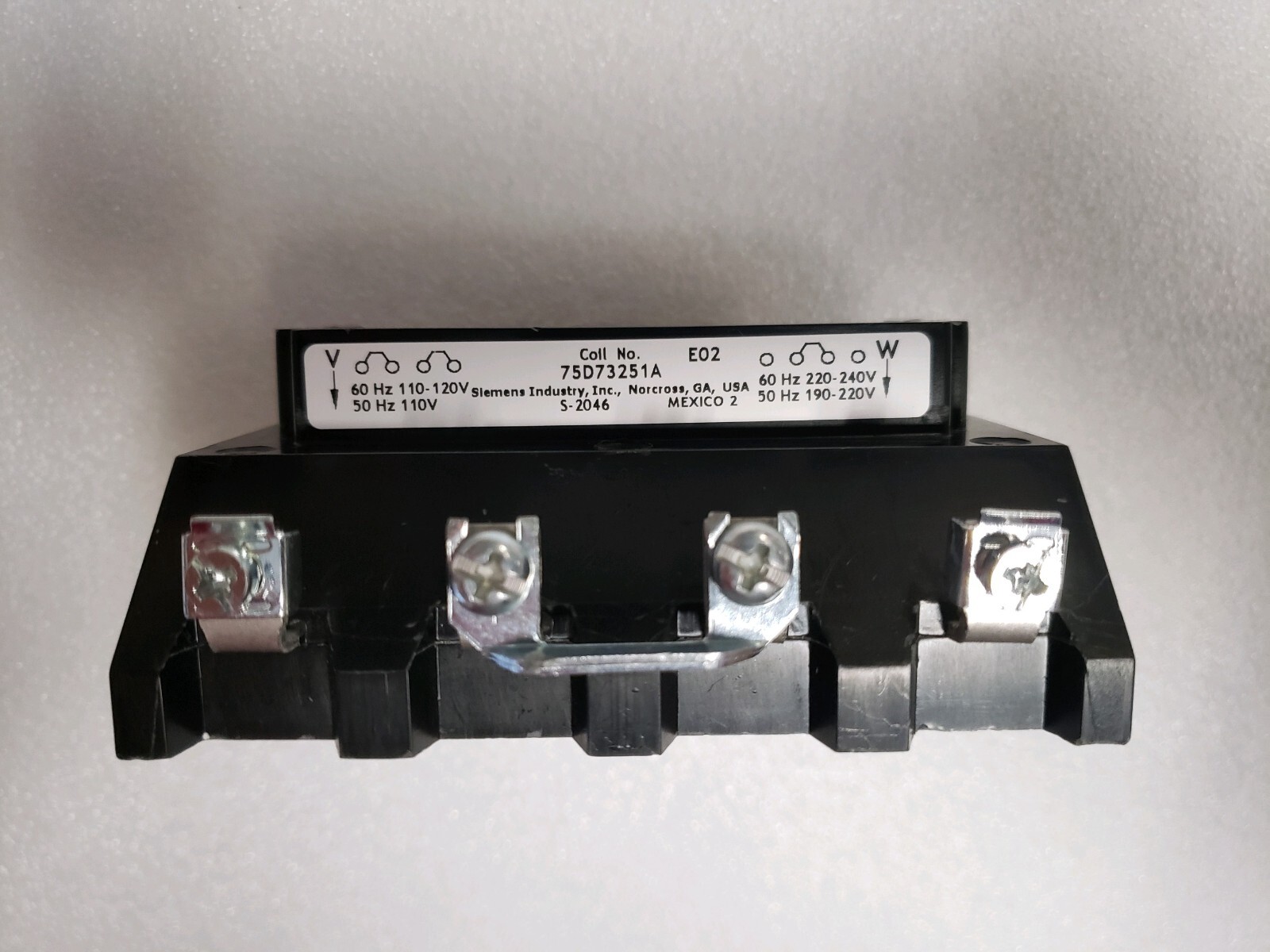 GENUINE FURNAS / SIEMENS #75D73251A # 9755469 COIL 120VAC-240VAC
