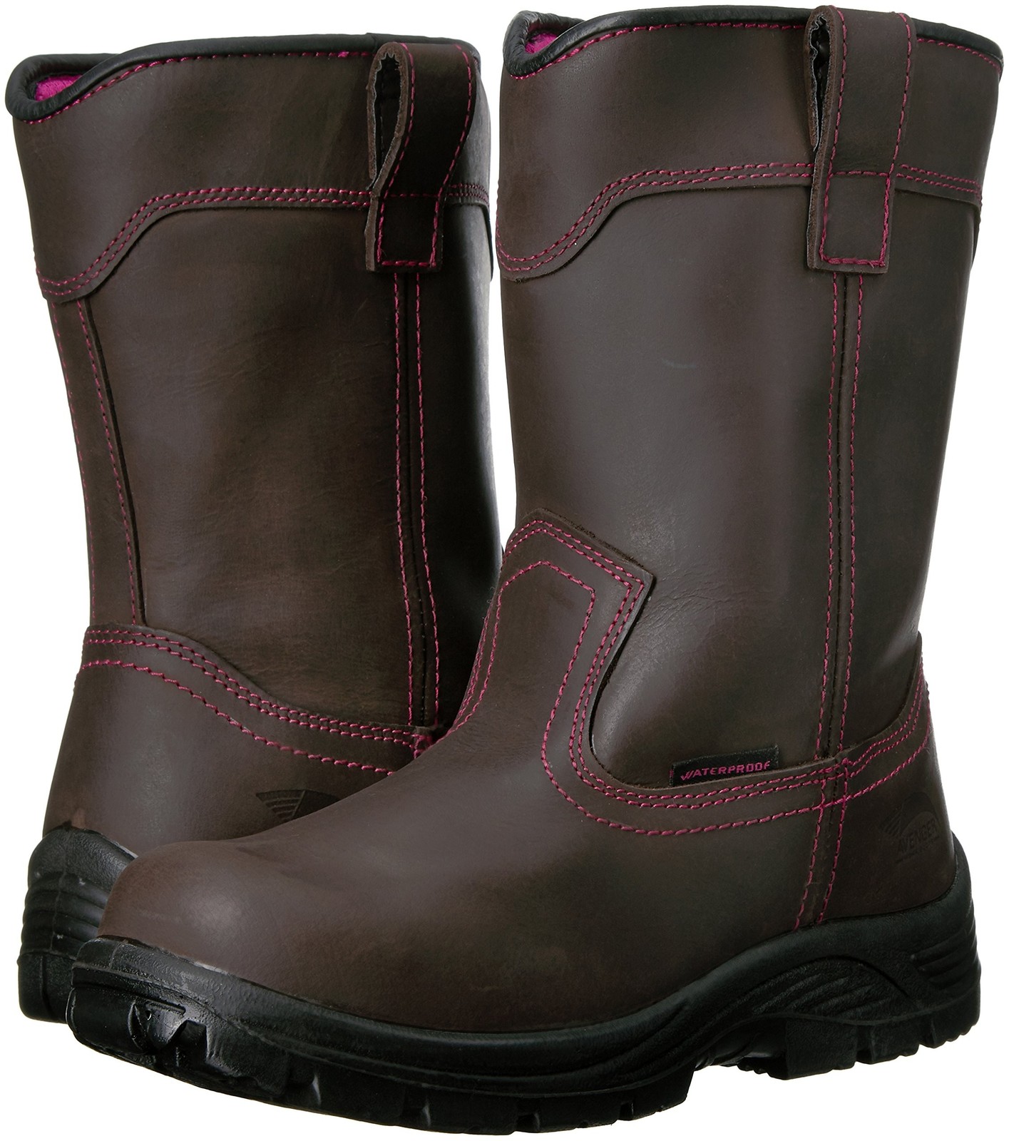 Avenger Safety Footwear Women’s Avenger 7146 Comp Toe Wp Pull on Eh Work Boot…
