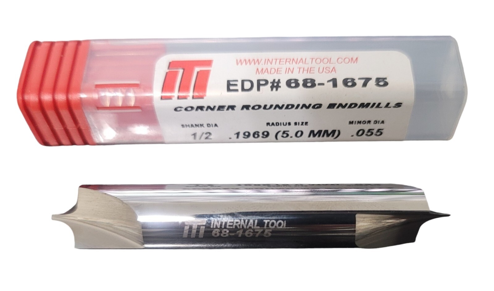 Internal Tool 1/2″ Dia x .055″ Pilot x .1969″ Radius Corner Rounding EM (A3)