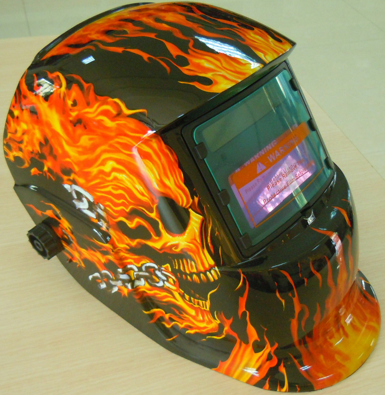 XDHJ Solar Certified ANSI CE Welding/Grinding Helmet Hood Mask $$@ true color