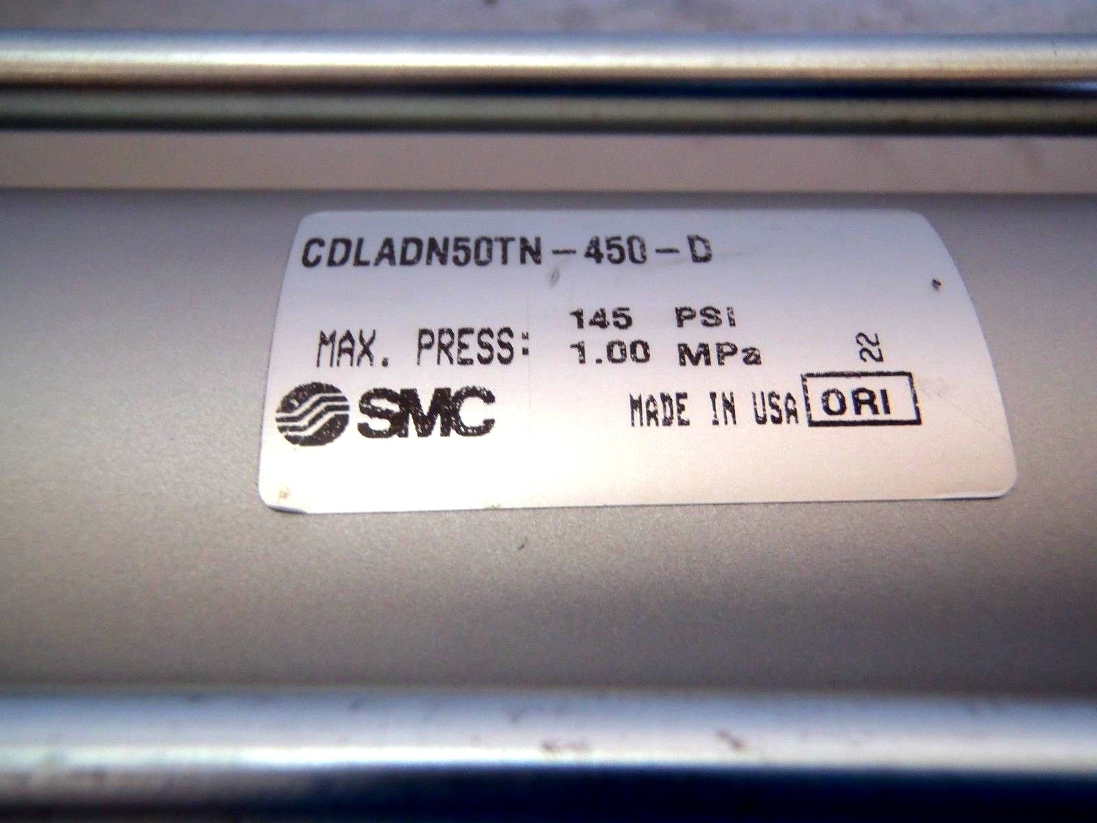 SMC CDLADN50TN-450-D Double Acting Single Rod Cylinder w/ Lock