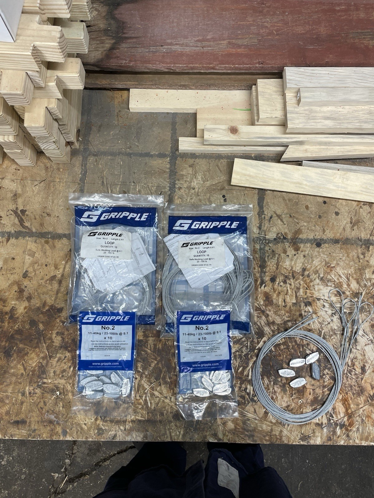 Gripple No. 2 ( 5 Foot ) 23-100 Pound – Hangers and Fasteners – 25 Pieces