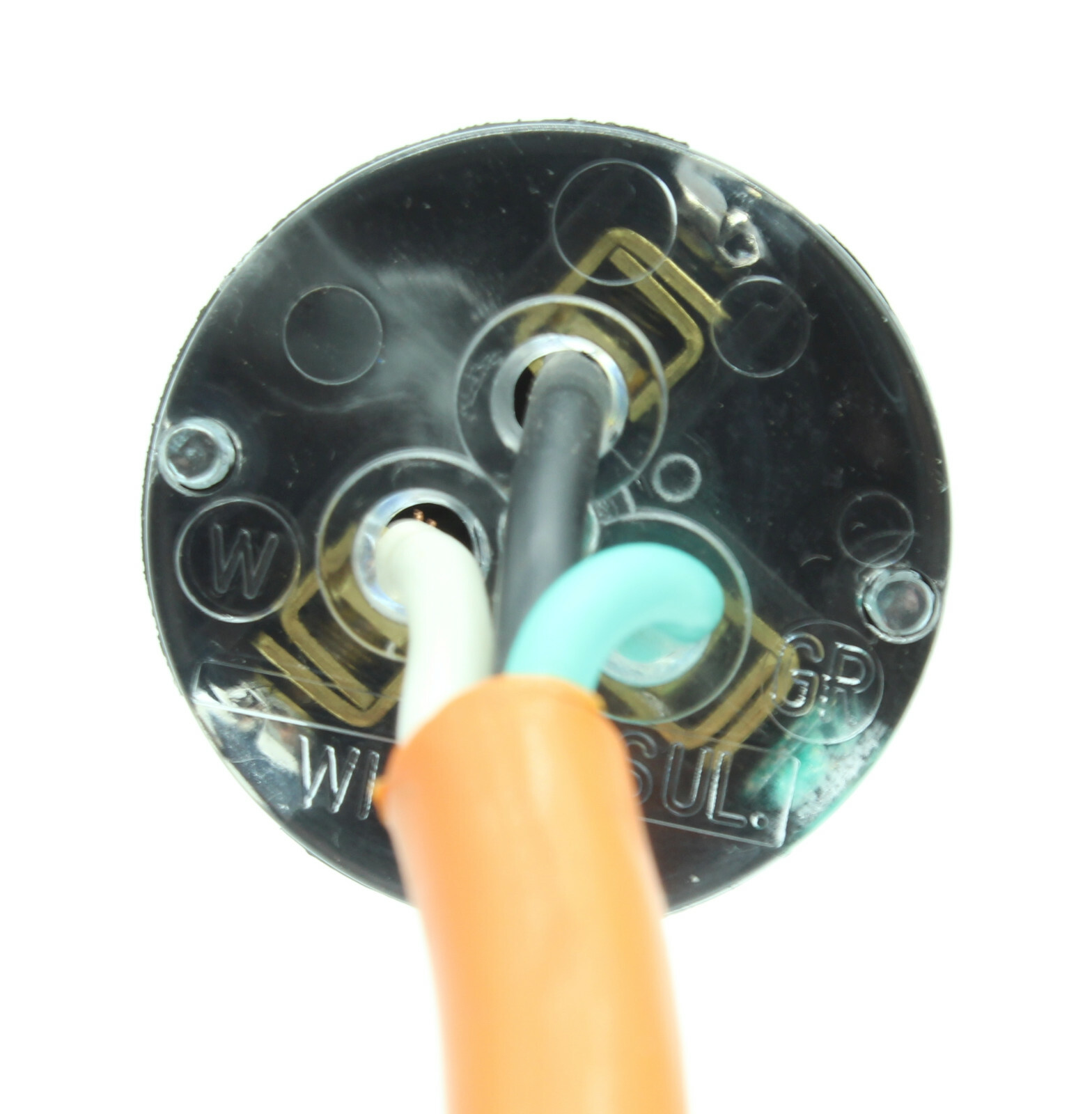 Male Extension Cord Replacement Electrical End Plugs 15A 125V 3 Prong Heavy Duty